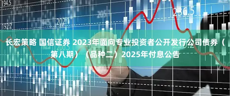 长宏策略 国信证券 2023年面向专业投资者公开发行公司债券（第八期）（品种二）2025年付息公告